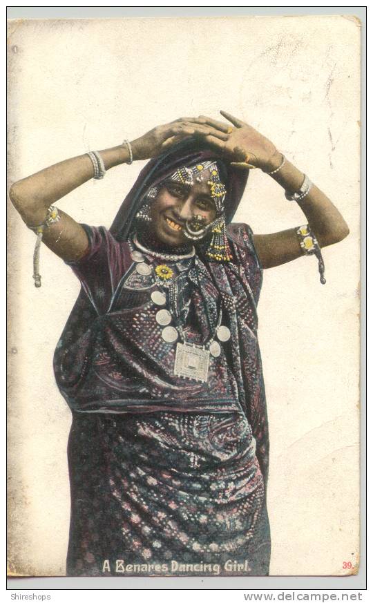 A Benares Dancing Girl 1906 - Customs