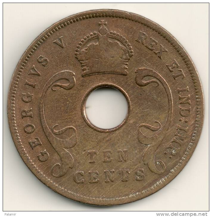 East Africa  10 Cents  KM#19  1933 - British Colony