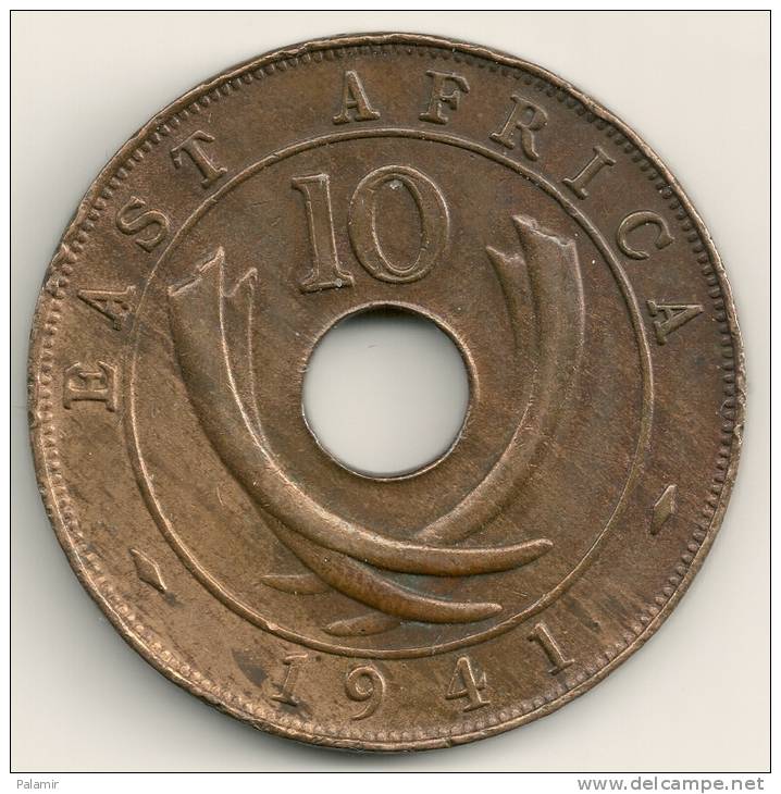 East Africa  10 Cents  KM#26.1  1941 I - Britse Kolonie