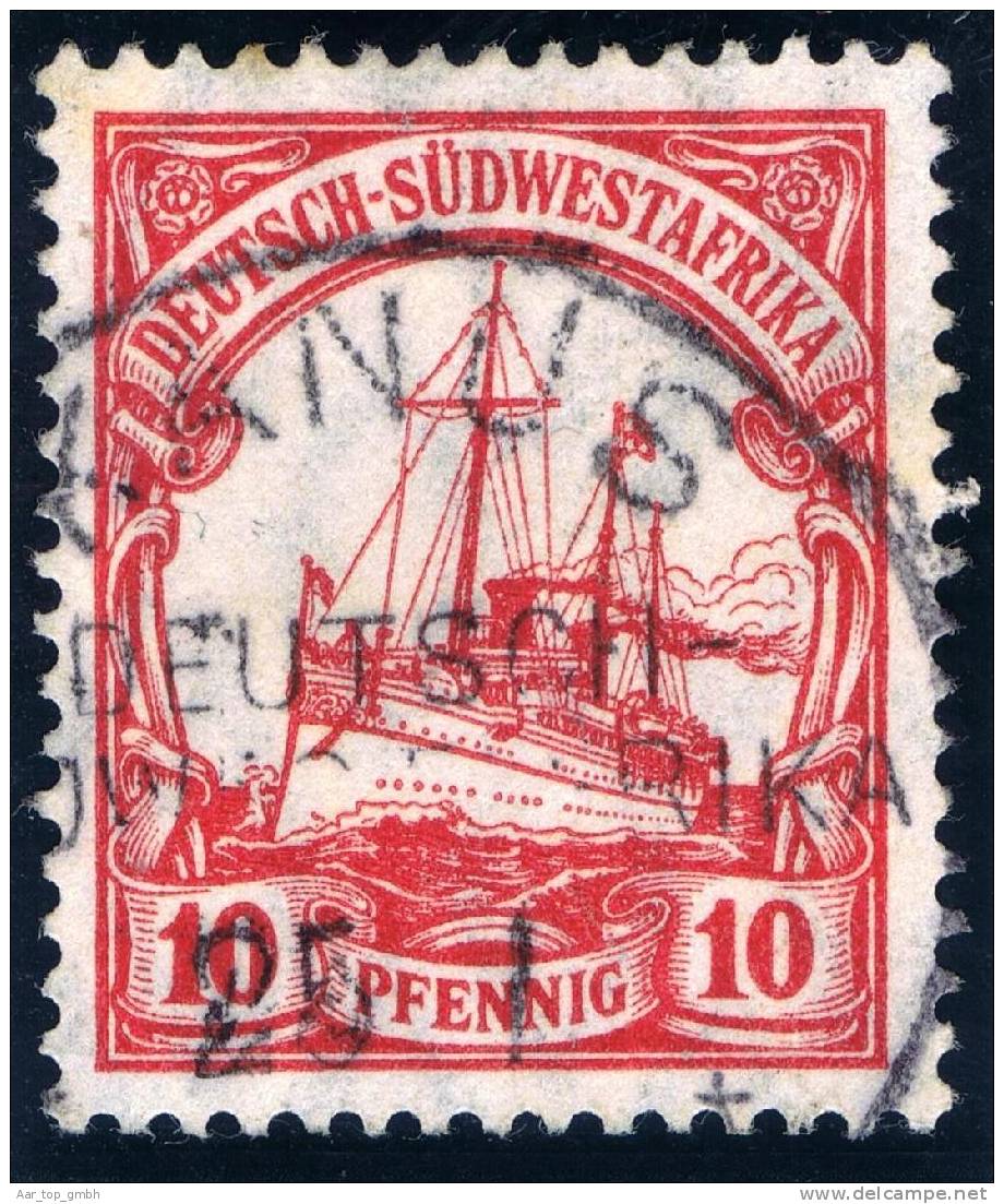 Deutsche Post In Südwestafrika KANUS 19??-01-25 Mi#26 (WZ) Seltene Entwertung - Sud-Ouest Africain Allemand