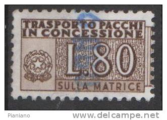 PIA - 1955-81 - Specializzazione  : PACCHI CONCESSIONE : £ 80 - (SAS 10/II) - Consigned Parcels