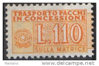 PIA - 1955-81 - Specializzazione  : PACCHI CONCESSIONE : £ 110 - (SAS 13/II) - Colis-concession