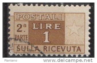 PIA - ITALIA - Specializzazione - 1946-51 : Pacchi Postali £ 1 - (SAS  68) - Postal Parcels