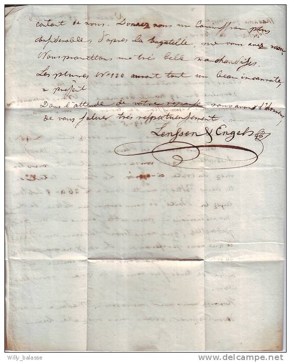 Belgique Précurseur 1805 Lettre Avec Marque 95/VENLO. Pour Paris. - 1794-1814 (Periodo Francese)