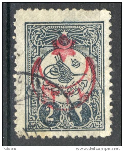 Turkey/Turquie/Türkei 1909-1911, Tughra Mohamed V, Type II, Overprint - Surcharge, Used - Gebraucht