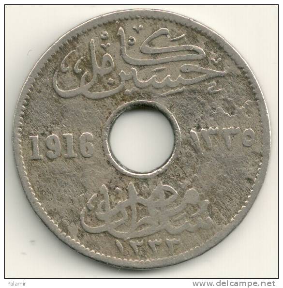 Egypt, Egitto 5 Milliemes  KM#315   AH1335 (1916) - Egipto