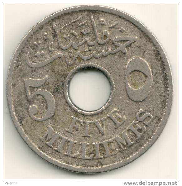 Egypt, Egitto 5 Milliemes  KM#315   AH1335 (1916) - Egypte