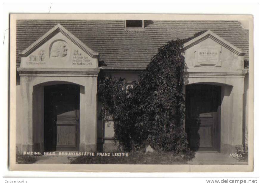 Raiding - Franz Liszt Geburtsstätte Und Museum 1961 - Andere & Zonder Classificatie