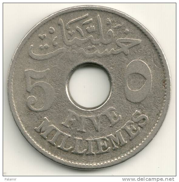 Egypt, Egitto 5 Milliemes  KM#315   AH1335 (1916) - Egipto