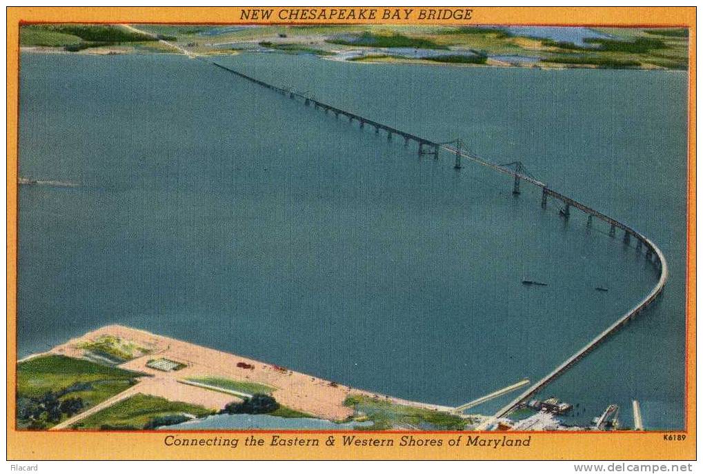 14198     Stati  Uniti,  Maryland,  New Chesapeake Bay Bridge,  NV - Andere & Zonder Classificatie