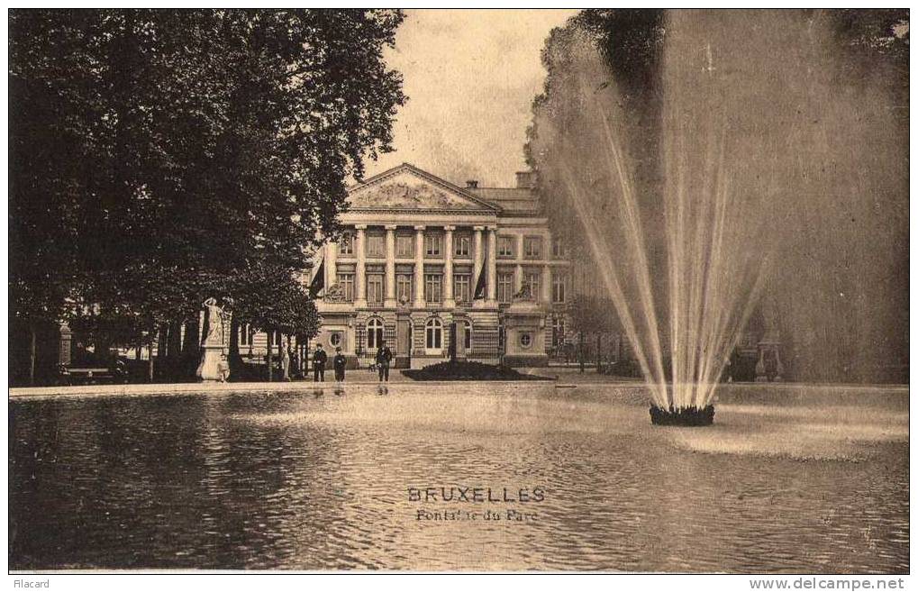 14209   Belgio,   Bruxelles,  Fontaine  Du  Parc,  VG  1912 - Bossen, Parken, Tuinen