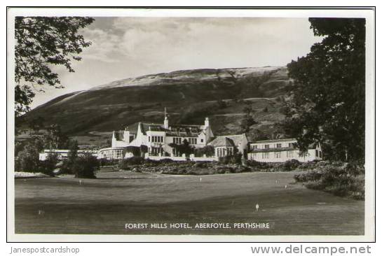 FOREST HILLS  HOTEL - Real Photo PCd - Aberfoyle - Perthshire - SCOTLAND - Perthshire