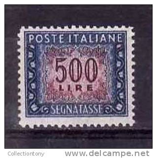 1947-54 - SEGNATASSE - CIFRA CON MOTIVI ORNAMENTALI - G.I.  - N. 110 - VAL. CAT. 25.00€ - Segnatasse