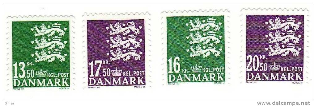 Denmark / Definitives / Heraldic - Nuevos