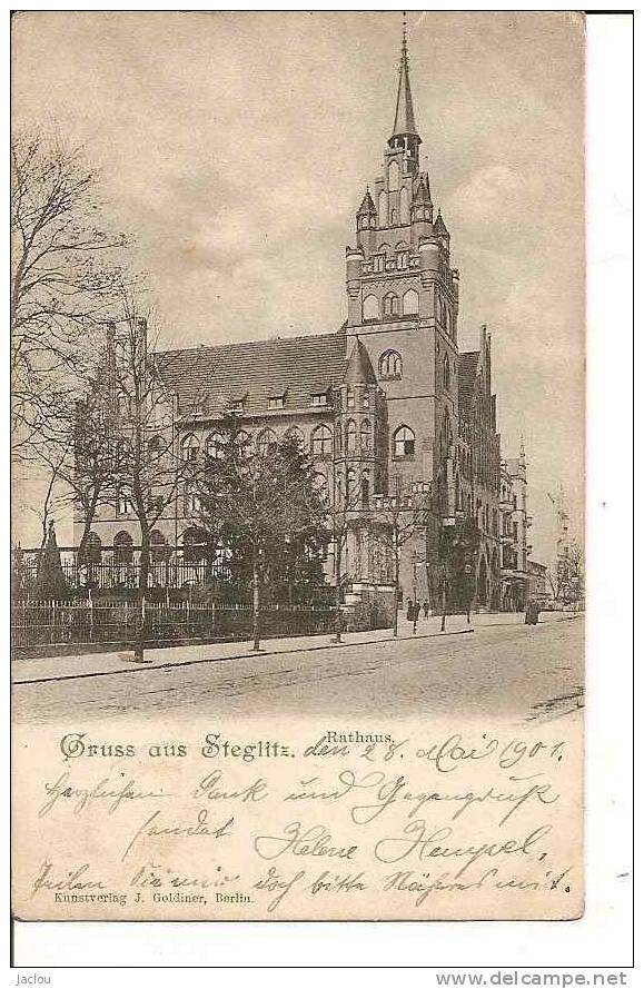 GRUSS AUS STEGLITZ RATHAUS REF 20648 - Steglitz