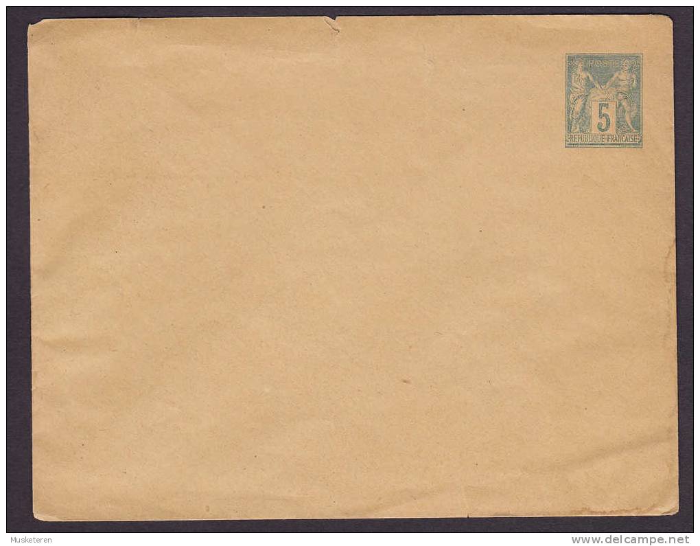 France Postal Stationery Ganzsache Entier Cover 152 X 116 Mm Allegorie Pax & Mercury Unused - Enveloppes Types Et TSC (avant 1995)