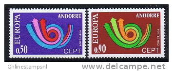 French Andorra Europe / Cept 1973, MNH/postfris - Ungebraucht