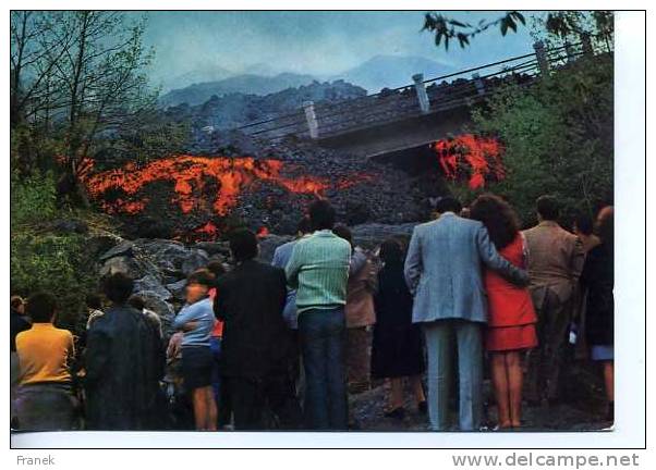 IT153 - TAORMINA - La Collata Lavica Dell'Etna Distrugge Un Ponte - Destruction D'un Pont Provoquée Par La Lave - Autres & Non Classés