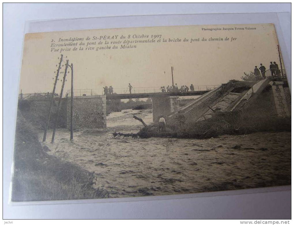 St Peray Inondations Du 8 Octobre 1907 - Saint Péray