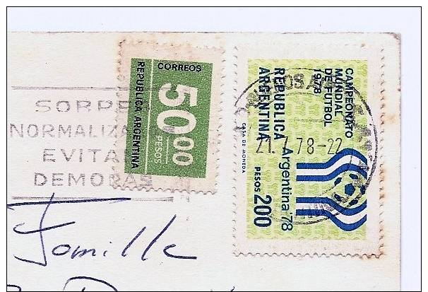 CALCIO - ARGENTINA 1978 - MUNDIAL DE FUTBOL - WORLD CUP SOCCER - CARTOLINA - POSTCARD - Altri & Non Classificati