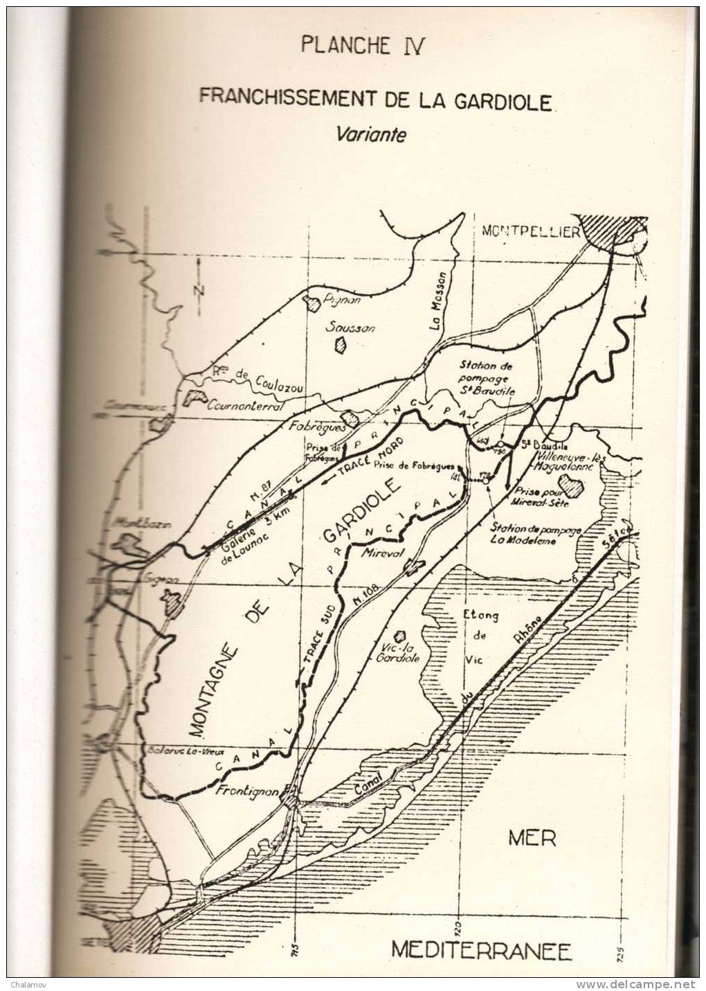 CANAUX du BAS-RHÔNE -- LANGUEDOC , avant-projet , Mémoire Explicatif par ASTIER , FABRE et DEFORGES ( Nîmes 1953 )