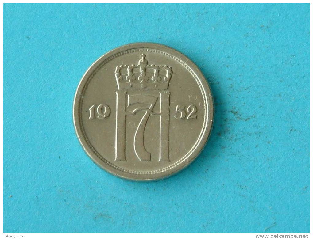 1952 - 25 ORE / KM 401 ( For Grade, Please See Photo ) ! - Norvège