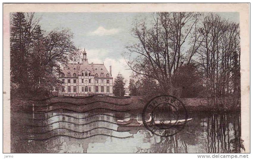 Sarthe, Malicorne 1933, Le Chateau De Rive Sarthe, Circule Oui - Malicorne Sur Sarthe