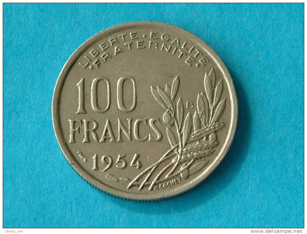 1954 B - 100 FRANCS / KM 919.2 ( For Grade, Please See Photo ) ! - Autres & Non Classés