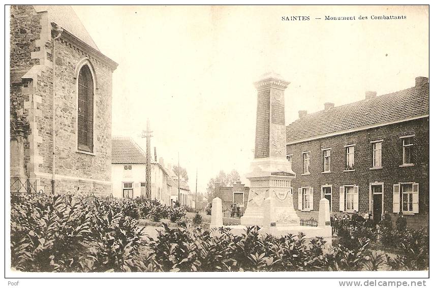 Saintes : Monument Des Combattants - Tubize