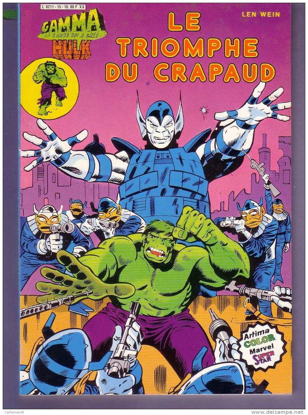 BD - Gamma - Hulk - Le Triomphe Du Crapaud - N°15 - Hulk