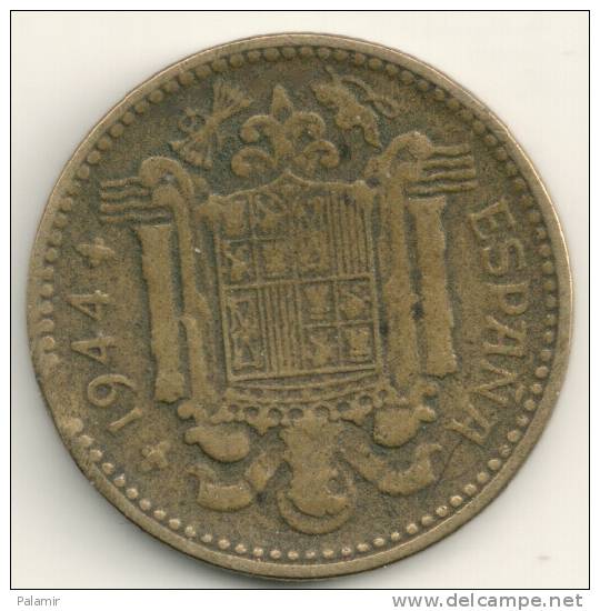 Spain  1 Peseta    KM#767  1944 - 1 Peseta