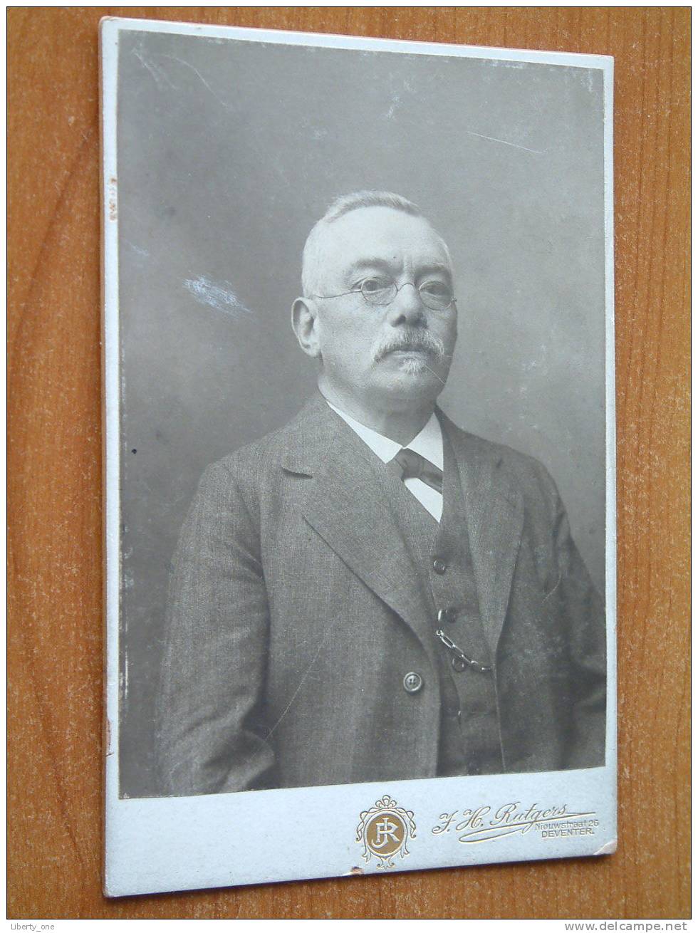 OUDERE MAN ( Photo F. H. RUTGERS - DEVENTER ) - ( Cabinet Kaart - Zie Foto Voor DETAILS ) ! - Zonder Classificatie