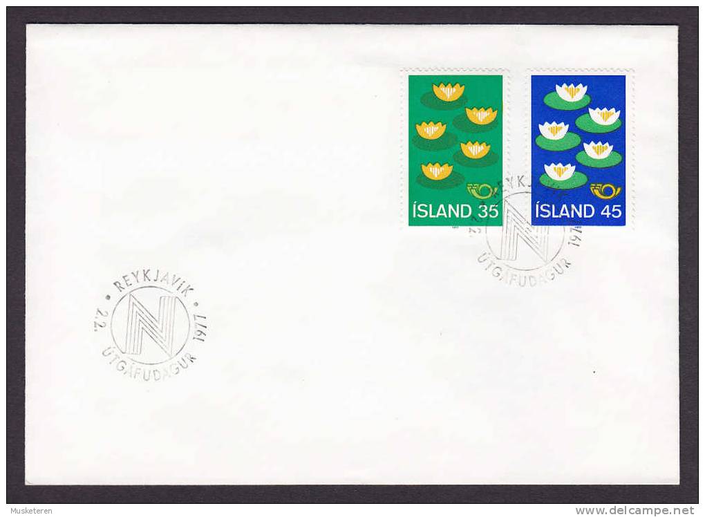 Iceland 1977 FDC Cover NORDEN Nordia Nordic Joint Issue Umweltschutz Complete Set - FDC