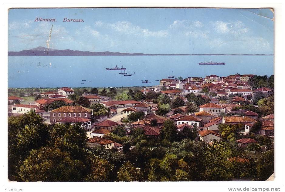 ALBANIA - Durrës, Durazzo, Panorama, Year 1914, No Stamps - Albania