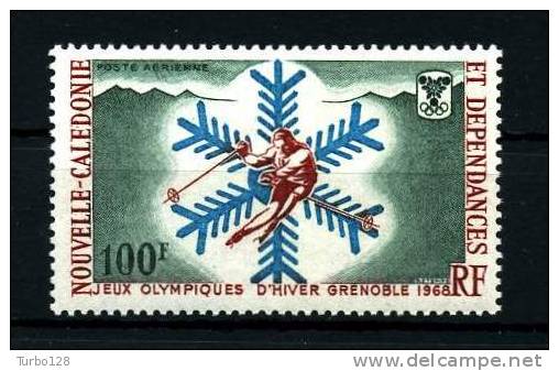 CALEDONIE 1967 PA N° 96 ** Neuf = MNH Superbe Cote 17 € Sports JO Hiver Grenoble Ski - Nuevos