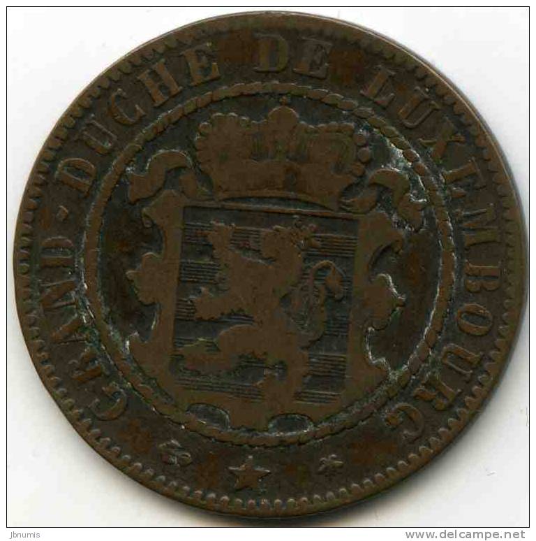 Luxembourg 10 Centimes 1865 A KM 23.2 - Luxemburgo