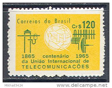 M2557 UIT ITU Communication Omnibus 1965 Brazil 1v Set MNH ** - Otros & Sin Clasificación