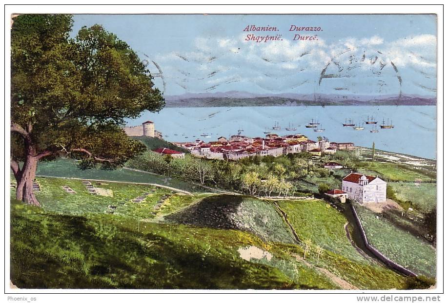 ALBANIA - Durrës, Durazzo, Panorama, Year 1915 - Albanie