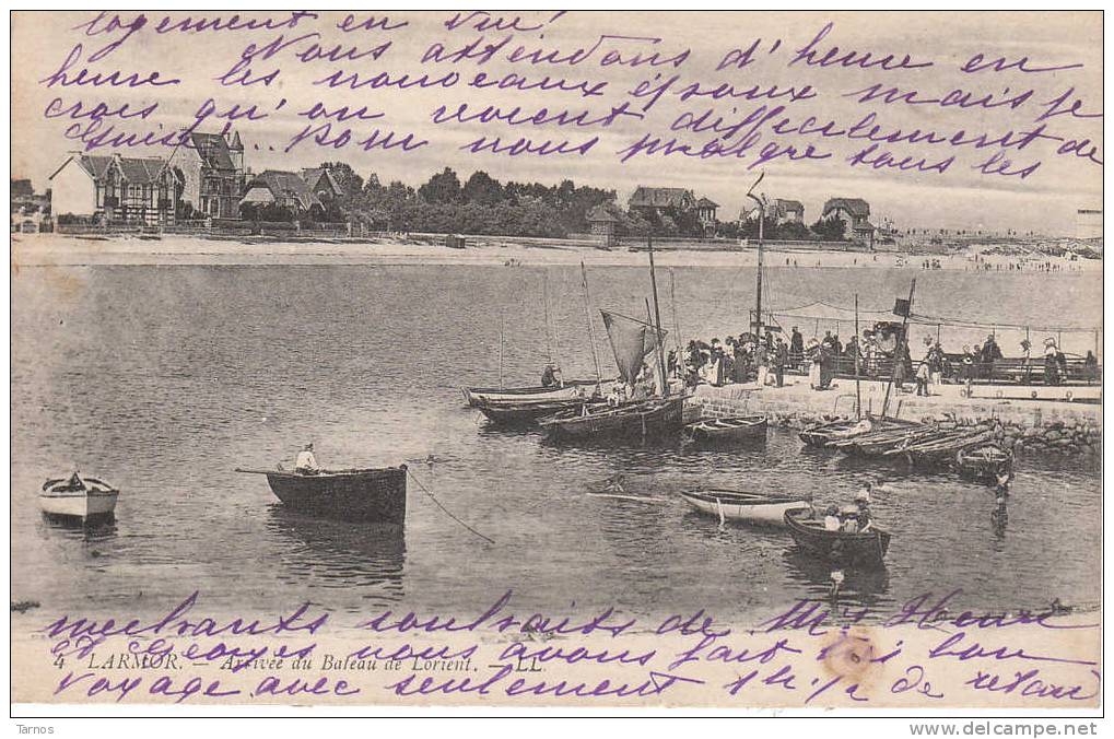 LARMOR - ARRIVEE DU BATEAU DE LORIENT - Larmor-Plage