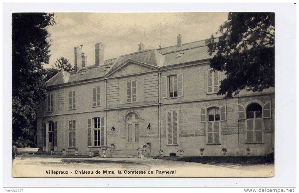 Ref 173 - VILLEPREUX - Château De Madame La Comtesse De RAYNEVAL (1904) - Villepreux