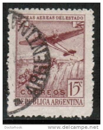 ARGENTINA   Scott #  C 45  F-VF USED - Luftpost