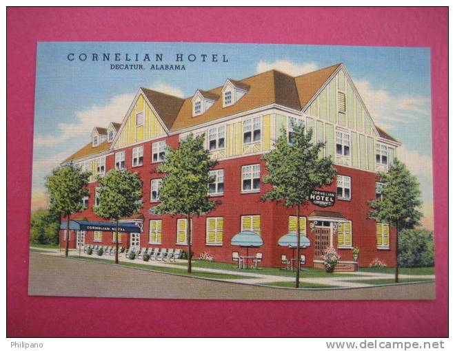 Decatur Al   Cornelian Hotel   Linen-----====---ref 149 - Sonstige & Ohne Zuordnung