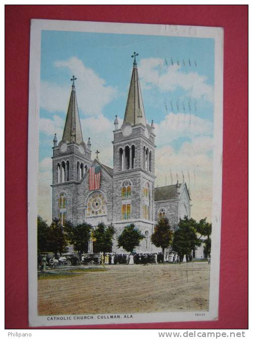 Cullman Al     Catholic Church  1935 Cancel--===--- Ref 149 - Altri & Non Classificati