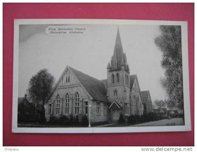 Enterprise Al  --First Methodist Church  Vintage Wb --===--- Ref 149 - Sonstige & Ohne Zuordnung