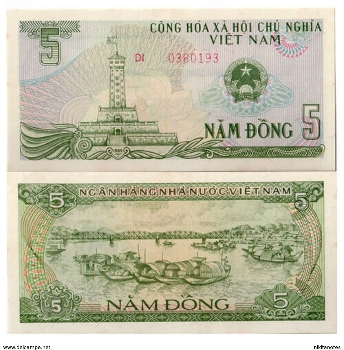 VIETNAM - 5 DONG 1985 - P 92 UNC - Vietnam