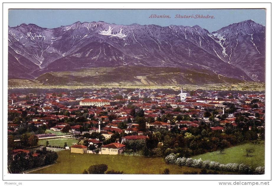 ALBANIA - Shkodër, Scutari, Shkodra, Panorama - Albanie