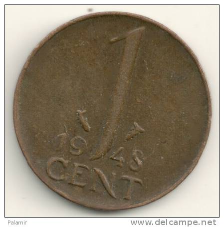 Netherland   1 Cent      KM#175    1948 - 1 Cent