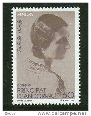 SPANISH  ANDORRA  1996 EUROPA CEPT   MNH - 1996