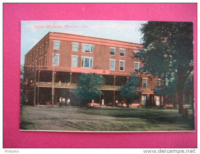 Marion Al  --Hotel Wheeler  Circa 1910    --===--- Ref 150 - Huntsville