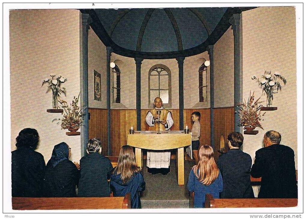 B3337    WIJCHMAAL : H. Eucharistieviering In E St.-Hubertuskapel - Peer